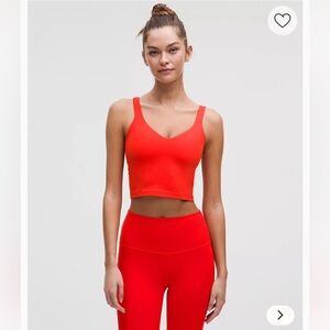 lululemon Red Align Set